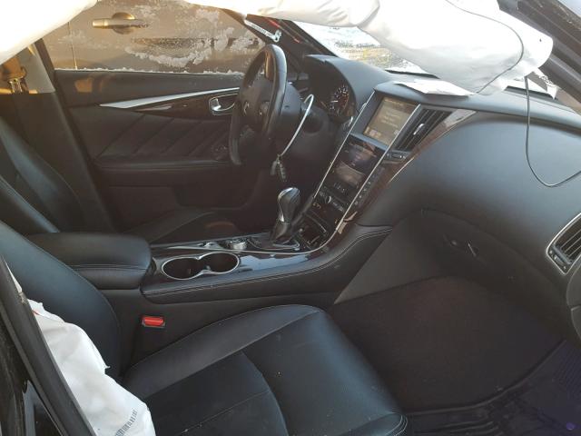 JN1BV7AR6FM390851 - 2015 INFINITI Q50 BASE Чорний фото 5