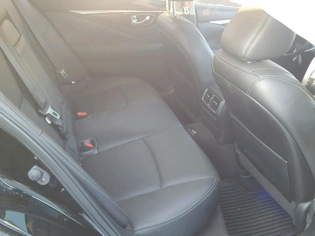 JN1BV7AR6FM390851 - 2015 INFINITI Q50 BASE Чорний фото 6