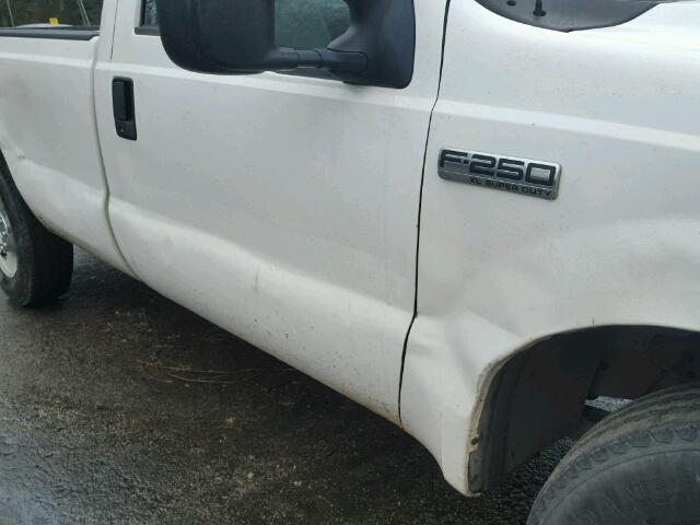 1FTNF20566EC70471 - 2006 FORD F250 SUPER WHITE photo 9