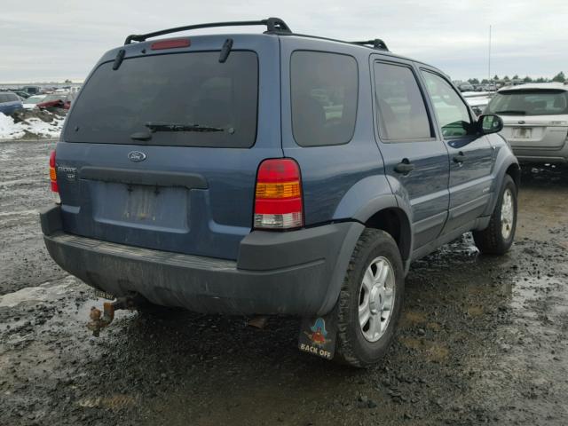 1FMCU04141KA47411 - 2001 FORD ESCAPE XLT BLUE photo 4