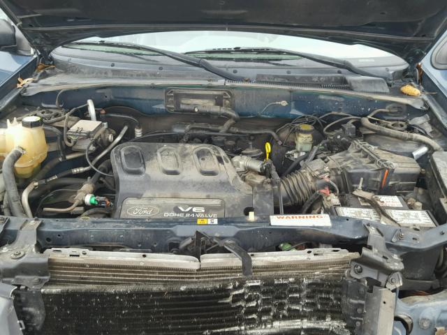 1FMCU04141KA47411 - 2001 FORD ESCAPE XLT BLUE photo 7