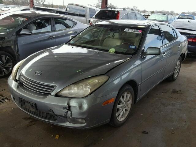 JTHBA30G645043141 - 2004 LEXUS ES 330 GRAY photo 2