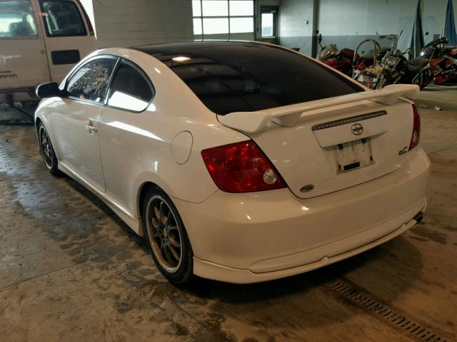 JTKDE177770205796 - 2007 TOYOTA SCION TC 白色 照片 3