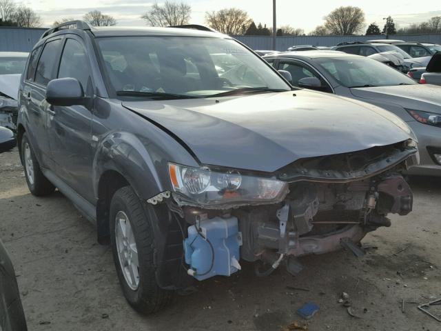 JA4AT2AWXAZ000928 - 2010 MITSUBISHI OUTLANDER GRAY photo 1