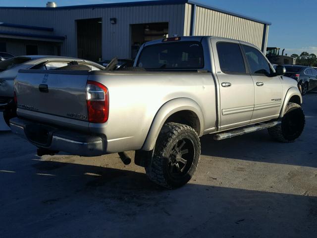 5TBDT44106S534553 - 2006 TOYOTA TUNDRA DOU SILVER photo 4