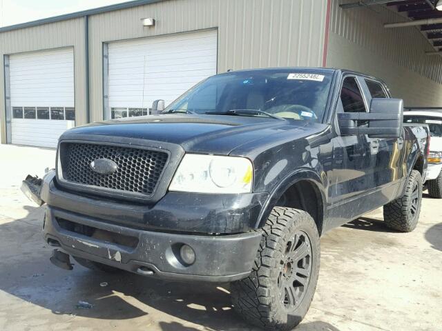 1FTPW14V08FB03632 - 2008 FORD F150 SUPER BLACK photo 2