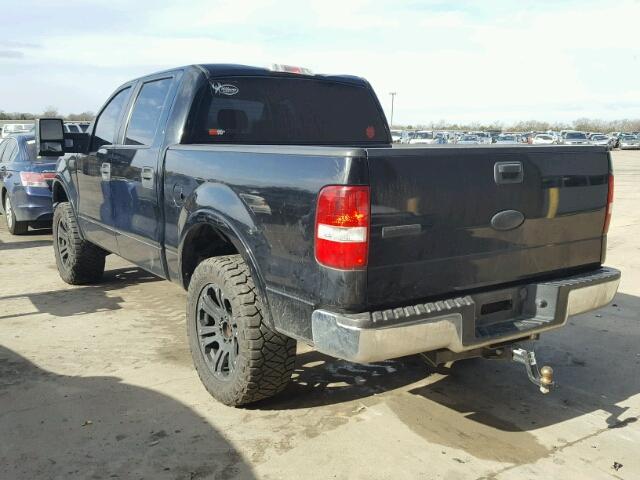 1FTPW14V08FB03632 - 2008 FORD F150 SUPER BLACK photo 3