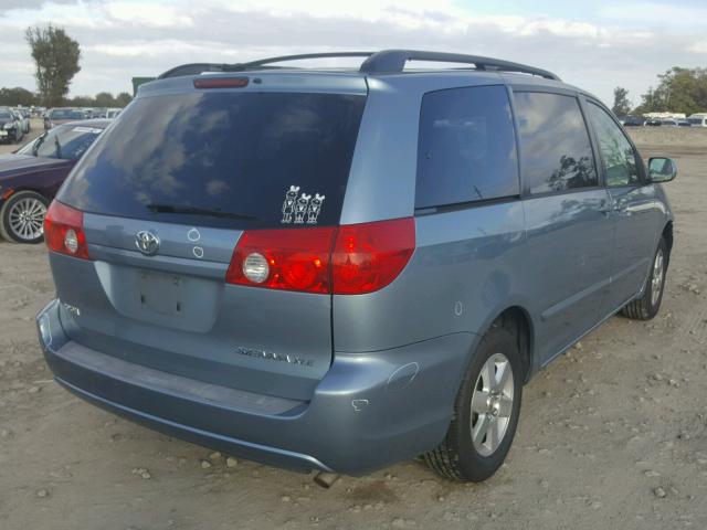 5TDZA22CX6S467956 - 2006 TOYOTA SIENNA XLE SILVER photo 4