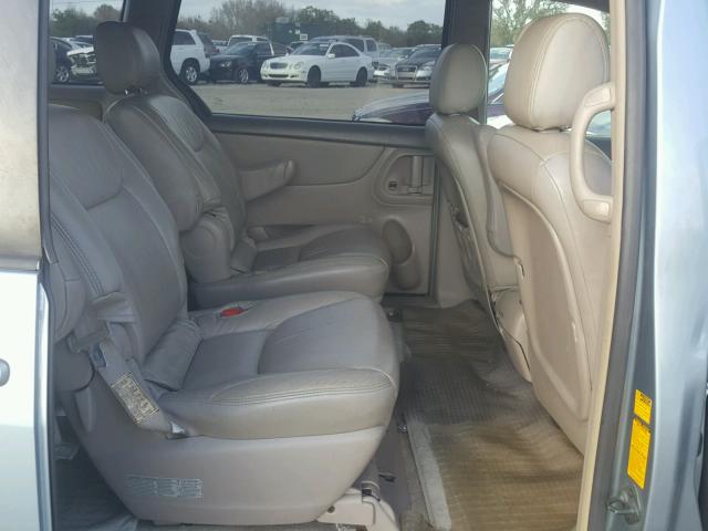 5TDZA22CX6S467956 - 2006 TOYOTA SIENNA XLE SILVER photo 6