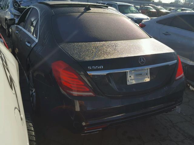 WDDUG8CBXFA116971 - 2015 MERCEDES-BENZ S 550 BLACK photo 3