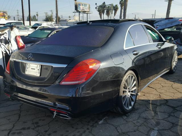 WDDUG8CBXFA116971 - 2015 MERCEDES-BENZ S 550 BLACK photo 4