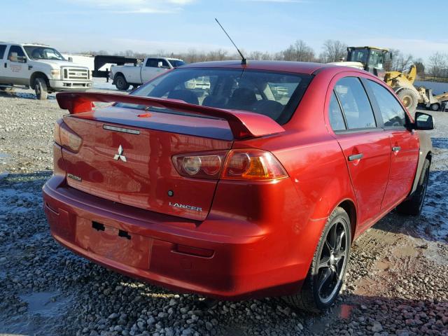 JA3AU16U79U015298 - 2009 MITSUBISHI LANCER DE MAROON photo 4