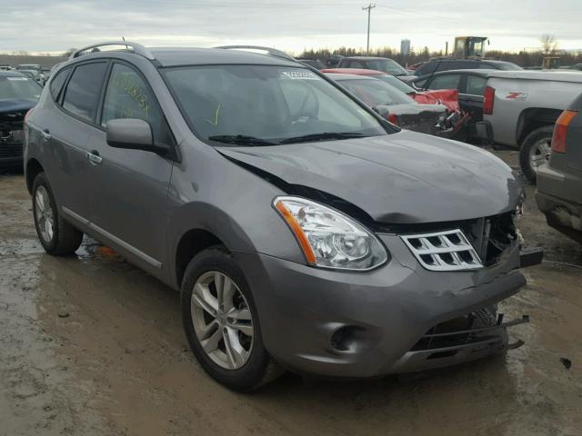 JN8AS5MV1DW148859 - 2013 NISSAN ROGUE S GRAY photo 1