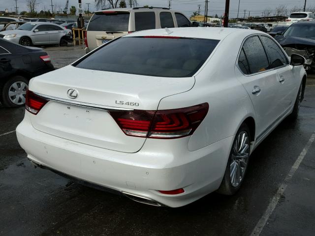 JTHBL5EF0D5122598 - 2013 LEXUS LS 460 WHITE photo 4