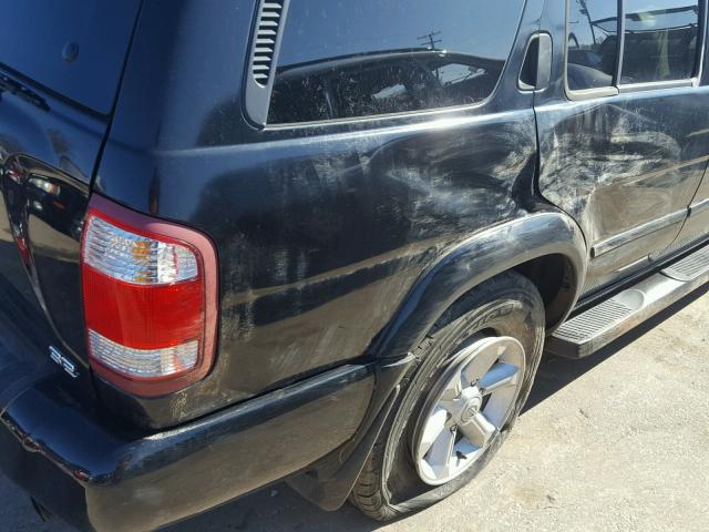 JN8DR09X83W711412 - 2003 NISSAN PATHFINDER BLACK photo 9