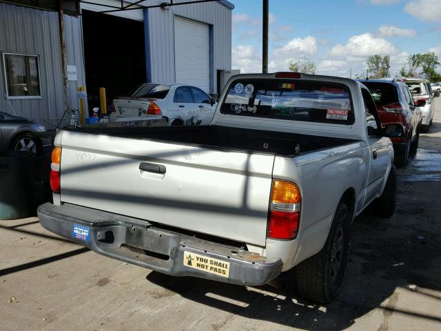 5TENL42N13Z237565 - 2003 TOYOTA TACOMA SILVER photo 4