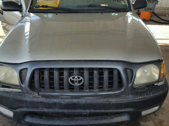 5TENL42N13Z237565 - 2003 TOYOTA TACOMA SILVER photo 7