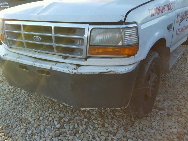 1FDLF47F5REA26005 - 1994 FORD F SUPER DU WHITE photo 9