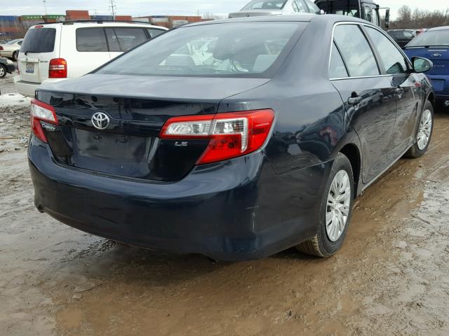 4T1BF1FKXDU234744 - 2013 TOYOTA CAMRY L GRAY photo 4