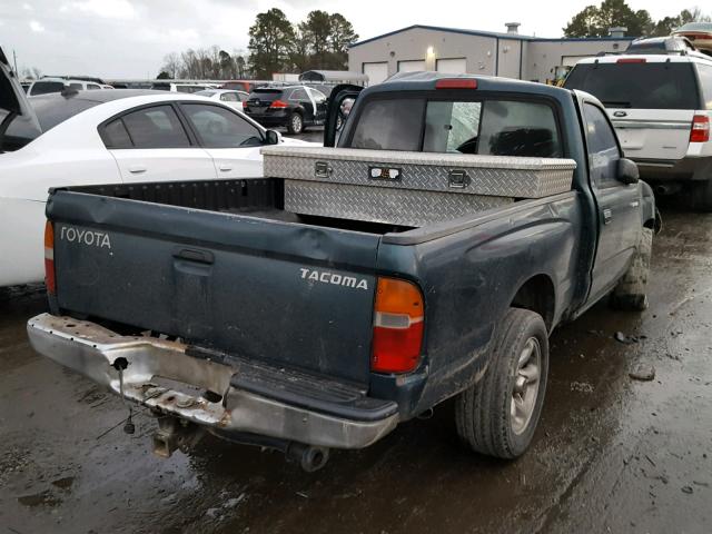 4TANL42N3WZ080598 - 1998 TOYOTA TACOMA GREEN photo 4