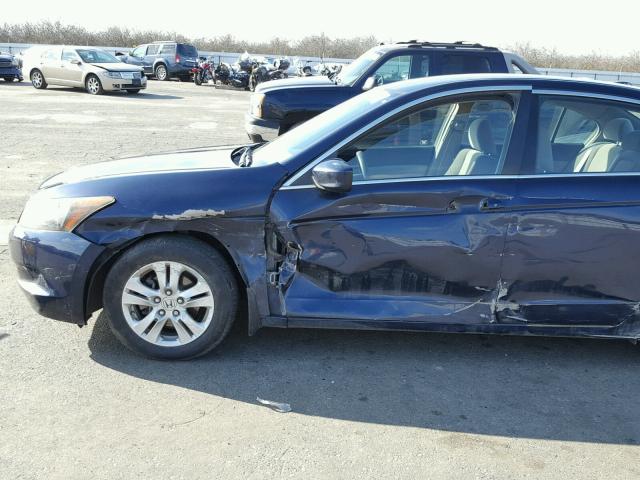 JHMCP26428C070591 - 2008 HONDA ACCORD LXP BLUE photo 9