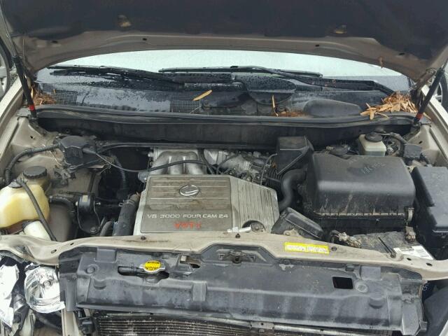 JT6GF10U4X0041464 - 1999 LEXUS RX 300 GOLD photo 7