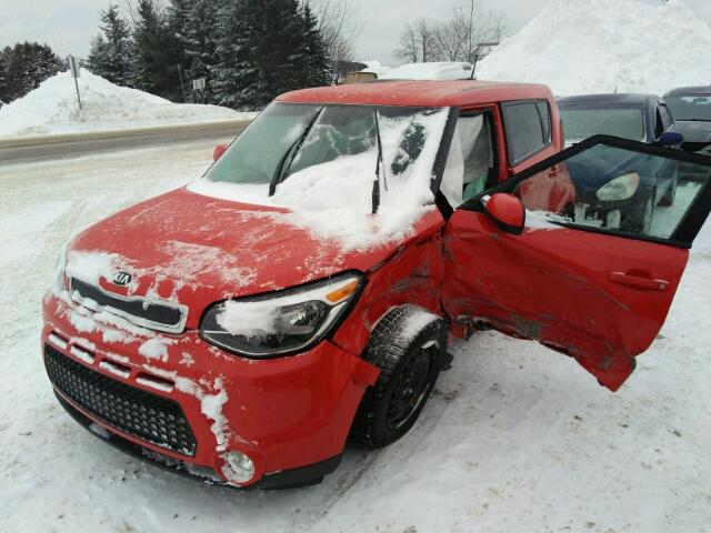 KNDJN2A26G7860844 - 2016 KIA SOUL RED photo 2