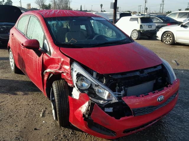 KNADM5A31D6232957 - 2013 KIA RIO LX RED photo 1