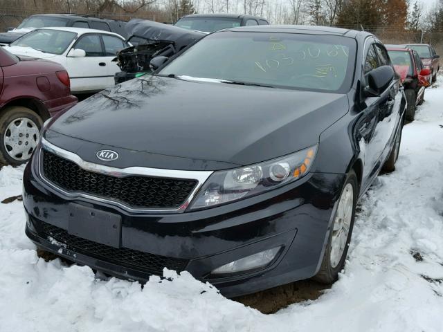 5XXGN4A72CG078981 - 2012 KIA OPTIMA EX BLACK photo 2