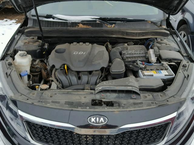 5XXGN4A72CG078981 - 2012 KIA OPTIMA EX BLACK photo 7