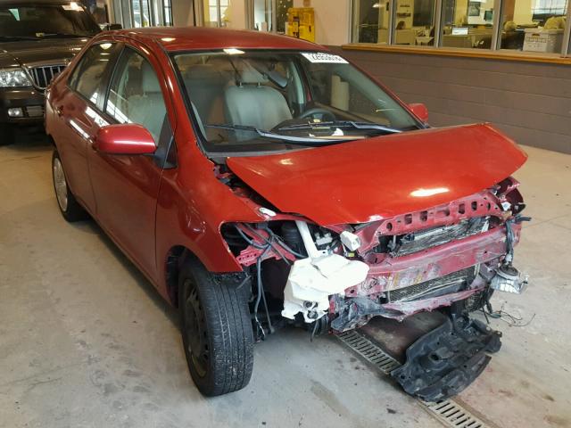 JTDBT923081245575 - 2008 TOYOTA YARIS RED photo 1