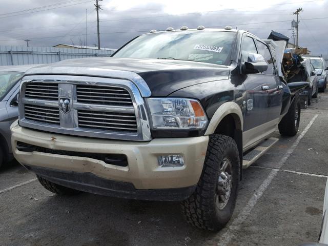 3C63D3KL1CG160986 - 2012 DODGE RAM 3500 L BLACK photo 2