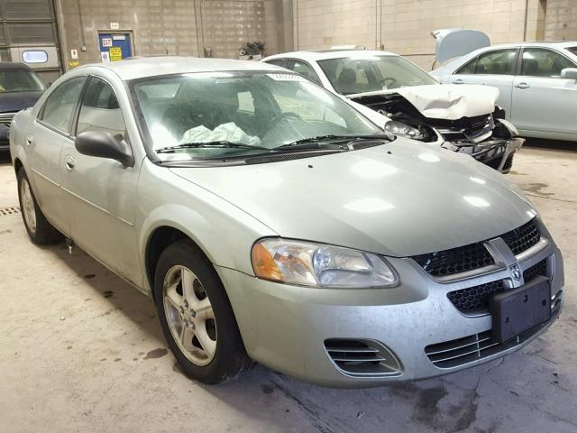 1B3EL46R95N674749 - 2005 DODGE STRATUS SX GREEN photo 1