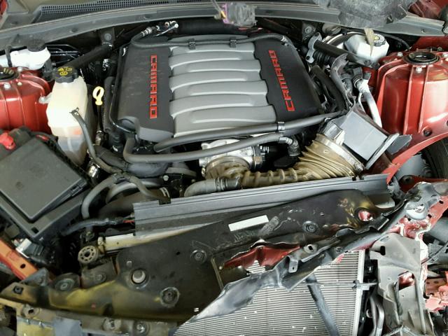 1G1FE1R74G0185674 - 2016 CHEVROLET CAMARO SS Rojo foto 7