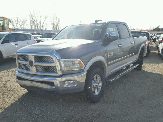 3C6UR5FL6DG611410 - 2013 RAM 2500 LARAM GRAY photo 2