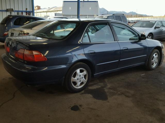 1HGCG5664YA099849 - 2000 HONDA ACCORD EX BLUE photo 4