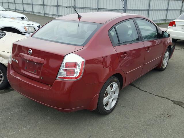 3N1AB61E08L678745 - 2008 NISSAN SENTRA 2.0 RED photo 4