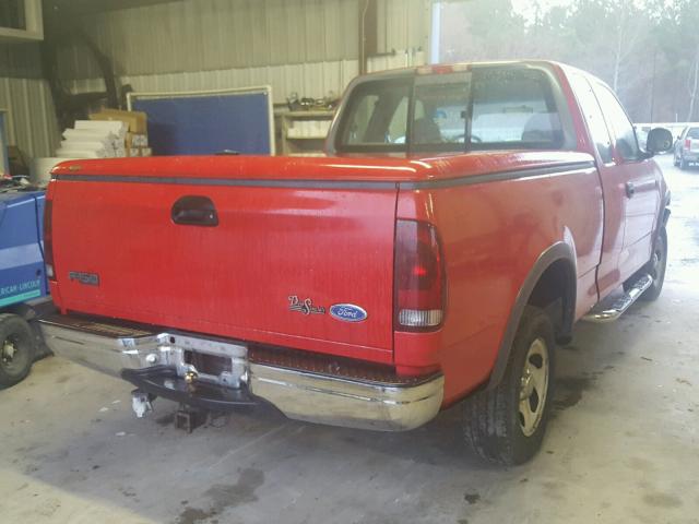 1FTDX1861VNB03353 - 1997 FORD F150 RED photo 4