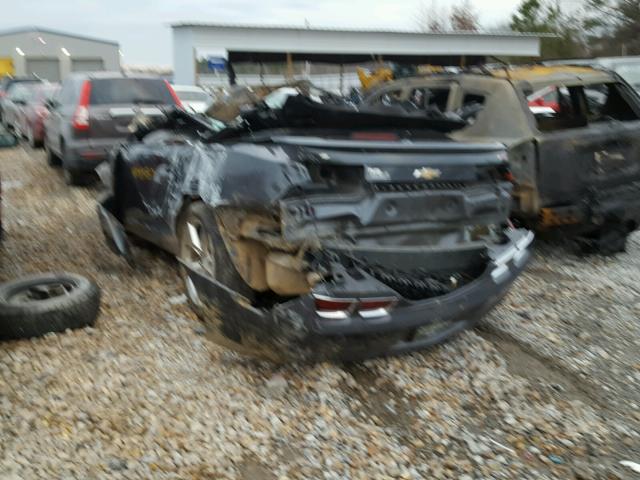 2G1FK3DJ9B9188124 - 2011 CHEVROLET CAMARO 2SS GRAY photo 3