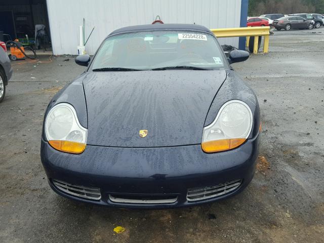 WP0CA2983YU623017 - 2000 PORSCHE BOXSTER BLUE photo 9