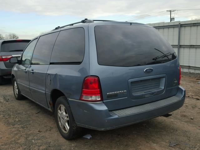 2FMZA52234BB00318 - 2004 FORD FREESTAR S BLUE photo 3