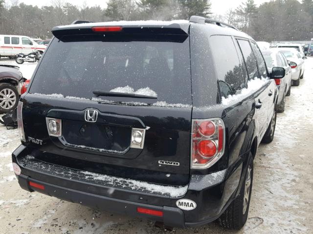 5FNYF18478B006180 - 2008 HONDA PILOT EX BLACK photo 4