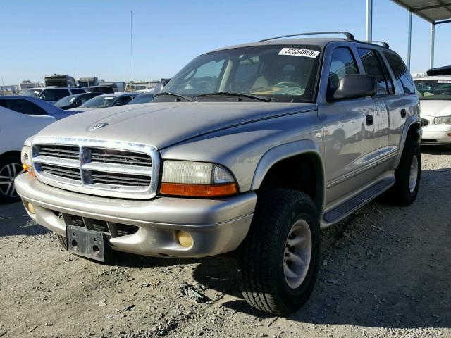 1B4HS48Z62F164843 - 2002 DODGE DURANGO SL TAN photo 2