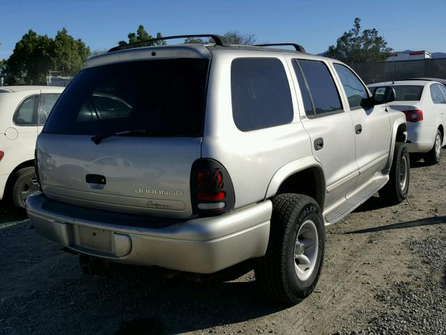 1B4HS48Z62F164843 - 2002 DODGE DURANGO SL TAN photo 4