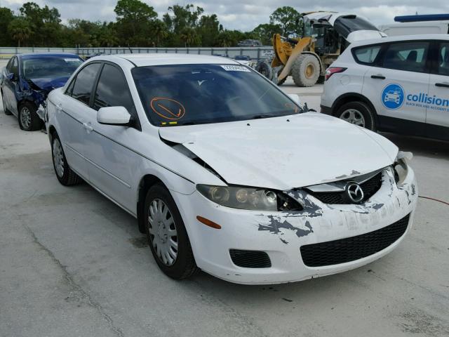 1YVFP80C165M40782 - 2006 MAZDA 6 I WHITE photo 1