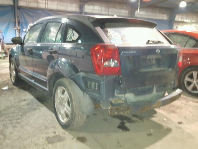 1B3HB48B48D525160 - 2008 DODGE CALIBER SX BLUE photo 3