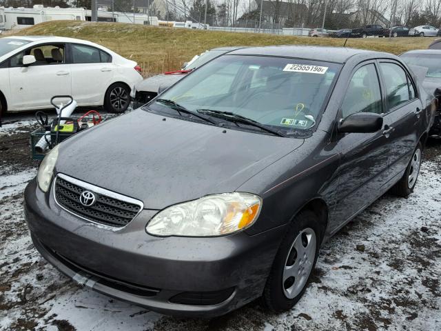 2T1BR32E47C770789 - 2007 TOYOTA COROLLA CE GRAY photo 2