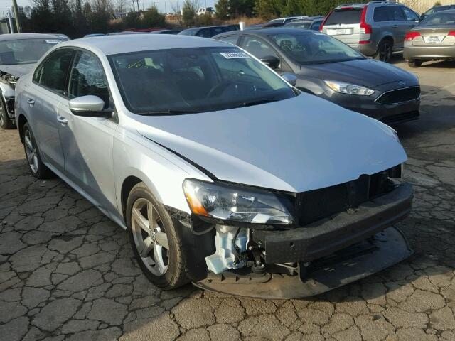 1VWAP7A35EC016408 - 2014 VOLKSWAGEN PASSAT S فضي صورة 1