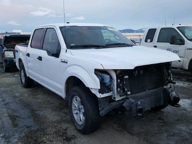 1FTEW1E82HKD46821 - 2017 FORD F150 SUPER WHITE photo 1