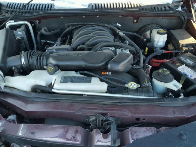 1FMEU53818UA31301 - 2008 FORD EXPLORER S MAROON photo 7